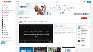 
                            5. AMN Healthcare - YouTube