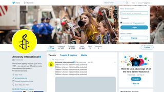 
                            9. Amnesty International (@amnestyusa) | Twitter