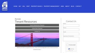 
                            4. Amore Real Estate, Inc. Tenant Portal