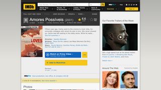 
                            1. Amores Possíveis (2001) - IMDb