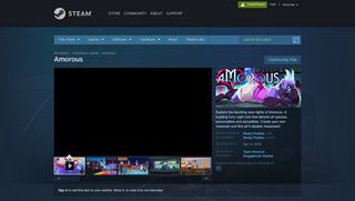 
                            3. Amorous on Steam