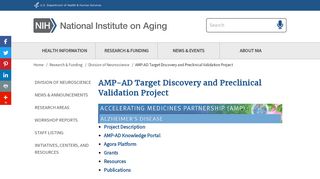 
                            2. AMP-AD Target Discovery and Preclinical Validation Project