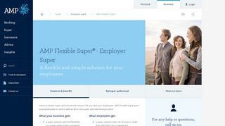 
                            1. AMP Flexible Super® - Employer Super