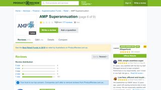 
                            7. AMP Superannuation Reviews (page 6) - ProductReview.com.au