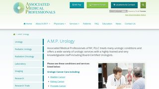 
                            5. A.M.P. Urology - Associated Medical Professionals