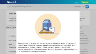 
                            9. AMPAD Knowledge Portal - omicX
