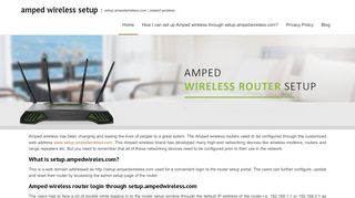 
                            7. amped-ampedwirelesssetup.com - Amped wireless …