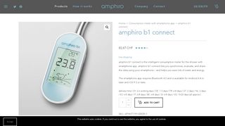 
                            4. amphiro b1 connect – save energy while showering