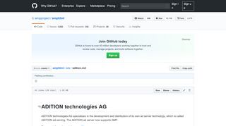 
                            4. amphtml/adition.md at master · ampproject/amphtml · GitHub