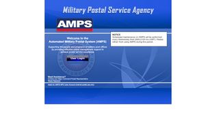 
                            9. AMPS (1D83) - USPS