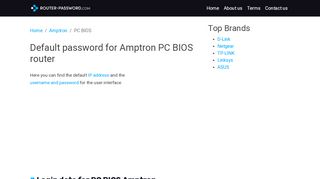 
                            6. Amptron PC BIOS - router-password