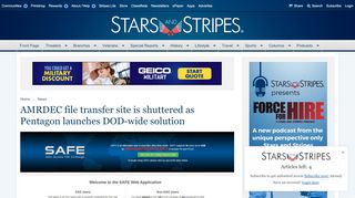 
                            6. AMRDEC file transfer site is shuttered as Pentagon ...