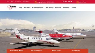 
                            3. AMREF Flying Doctors - Air Ambulance Service in Africa