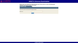 
                            9. Amrita ONLINE EXAM - aeee.amrita.edu