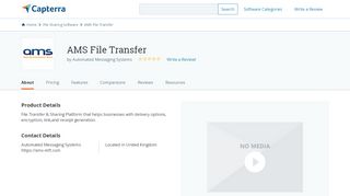 
                            2. AMS File Transfer Reviews and Pricing - 2019 - Capterra