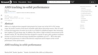 
                            7. AMS tracking in-orbit performance - groundai.com