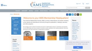 
                            5. AMS :: Welcome to your AMS Membership Headquarters!