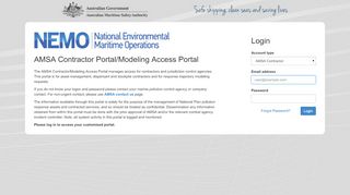 
                            9. AMSA Contractor Portal/Modeling Access Portal