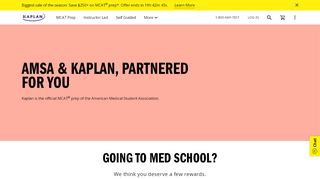 
                            9. AMSA Membership Benefits | Kaplan Test Prep