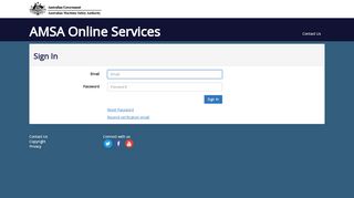 
                            6. AMSA Online Services | Log In