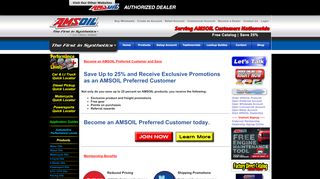 
                            3. AMSOIL Preferred Customer Account