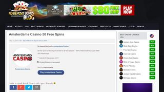 
                            4. Amsterdams Casino 50 Free Spins May 12, 2017 #145366