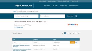 
                            2. Amtrak Employee Portal Login - Amtrak Jobs - Jobs at Amtrak