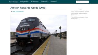 
                            7. Amtrak Rewards Guide (2019) - Travel Strategies