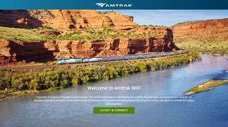 
                            2. Amtrak WiFi | Agree & Connect