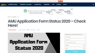 
                            9. AMU Application Form Status 2020 - Check Here! | AglaSem ...