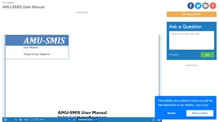 
                            7. AMU-SMIS User Manual | manualzz.com