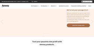 
                            7. AmwayGlobal.com | Official website of the Amway corporation