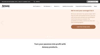 
                            7. AmwayGlobal.com | Official website of the Amway …