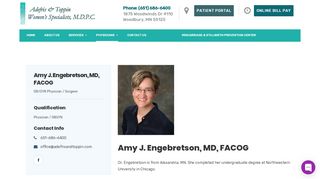 
                            9. Amy J. Engebretson, MD, FACOG | Adefris & Toppin Women's ...