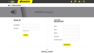 
                            1. AMZER® - Login