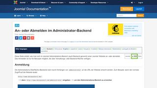 
                            6. An- oder Abmelden im Administrator-Backend - Joomla ...