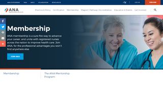 
                            3. ANA Membership - American Nurses Association