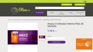 
                            8. Anaca 3 Infusion Ventre Plat 24 Sachets - oleapharma.com