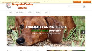 
                            1. Anagrafe Canina Liguria