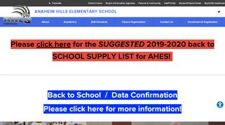 
                            7. Anaheim Hills Elementary School - Orange Unified School ...