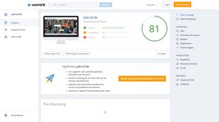 
                            7. Analysez le SEO de jobruf.de - woorank.com