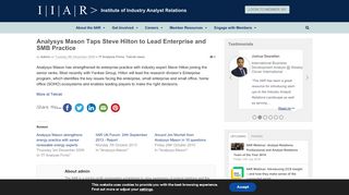 
                            8. Analysys Mason Taps Steve Hilton to Lead Enterprise and SMB Practice