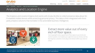 
                            9. Analytics and Location Engine | Aruba