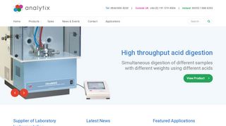 
                            3. Analytix - Microwave Digestion Systems | Synthesis Systems