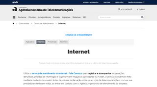 
                            4. Anatel - Agência Nacional de Telecomunicações - Internet