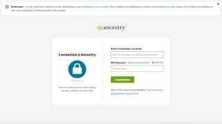 
                            6. Ancestry - Connexion