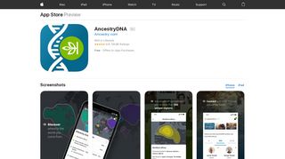 
                            8. AncestryDNA on the App Store