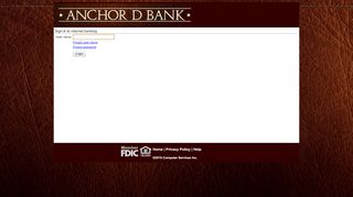 
                            3. Anchor D Bank - Online Banking