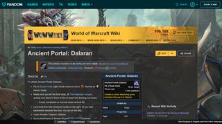 
                            4. Ancient Portal: Dalaran | WoWWiki | FANDOM powered by Wikia