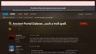 
                            6. Ancient Portal Dalaran...such a troll spell. - World of Warcraft ...